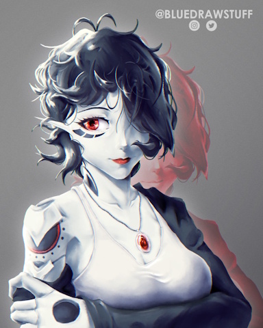 Illustration of my character Neoni